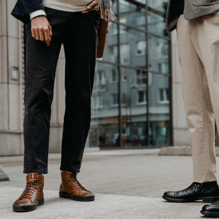 pantalón de traje de hombre