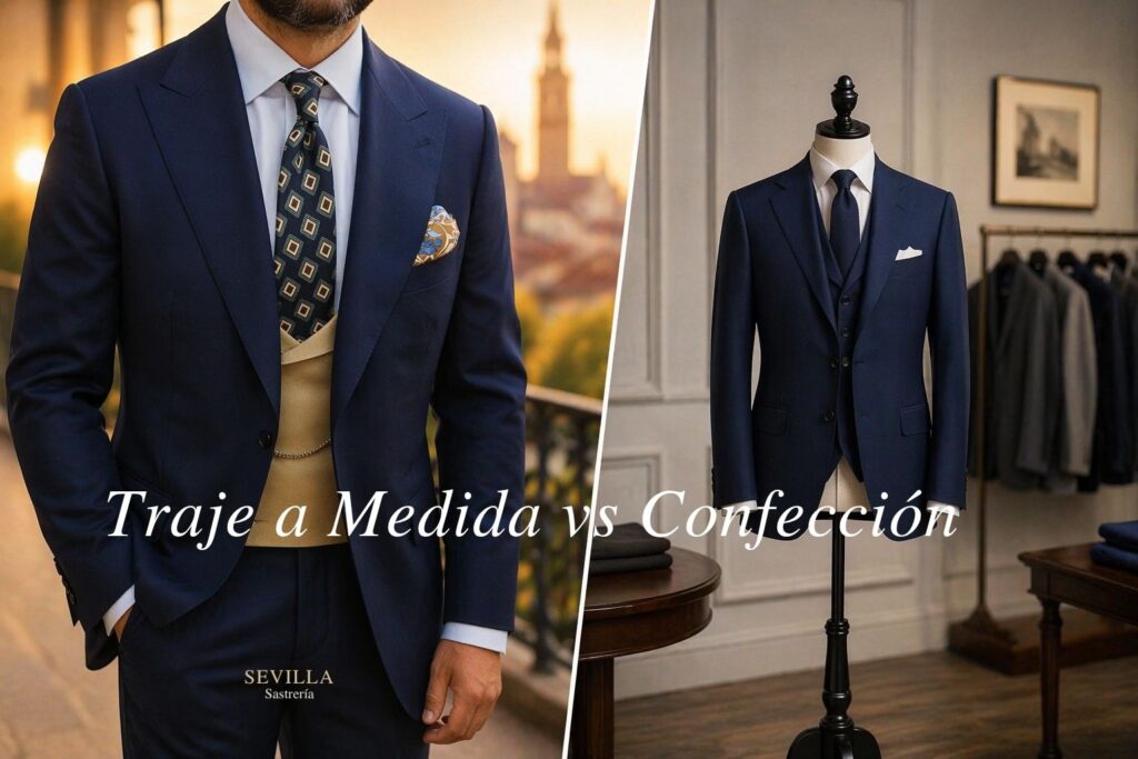 diferencias entre traje a medida y traje de confección