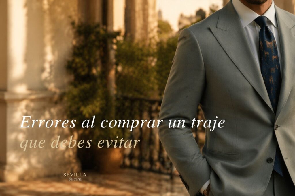 Errores al comprar un traje a medida