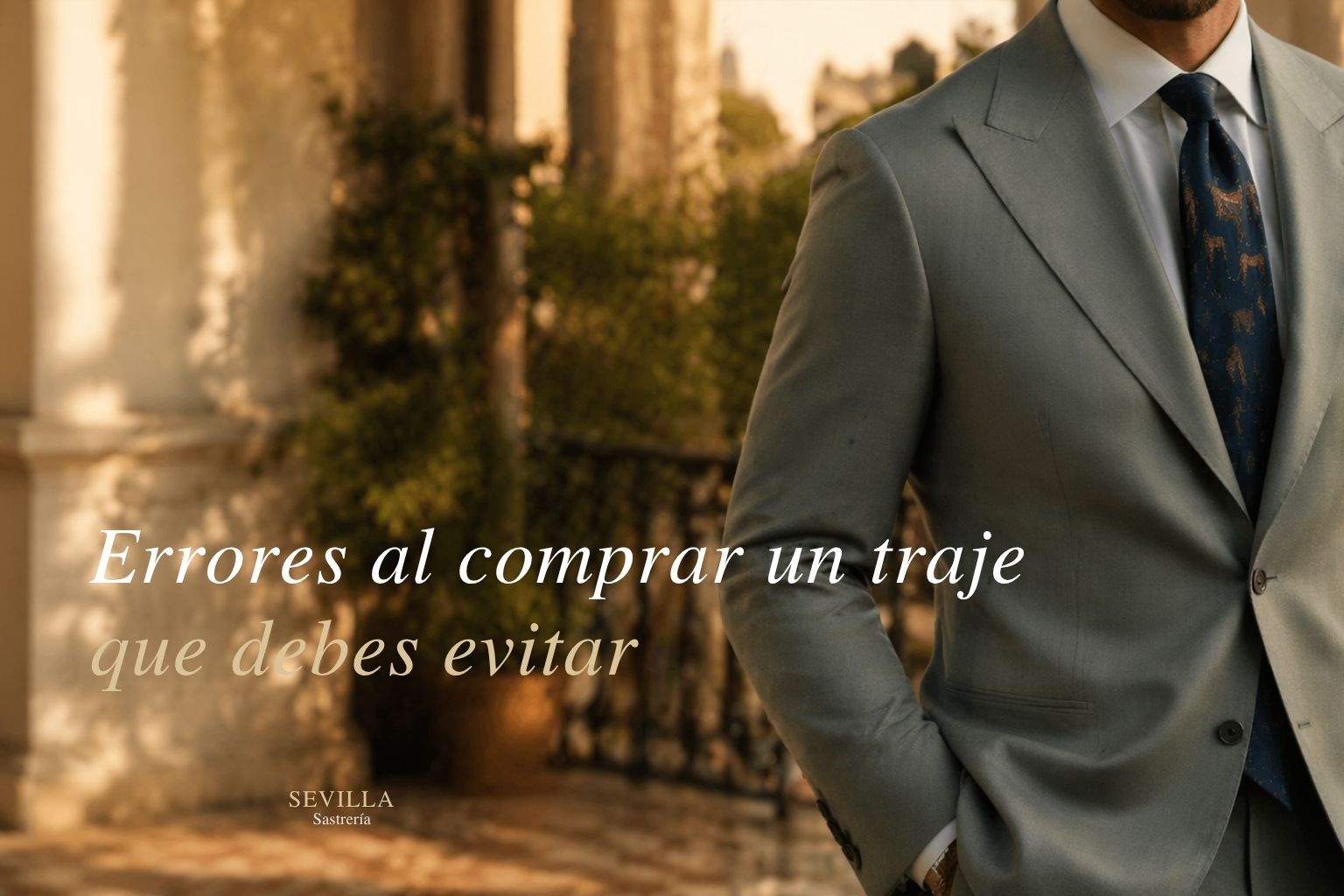 Errores al comprar un traje a medida