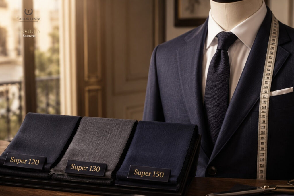 Qué significa Super 120, 130 o 150 en trajes